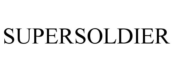 Trademark Logo SUPERSOLDIER