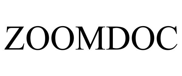 Trademark Logo ZOOMDOC