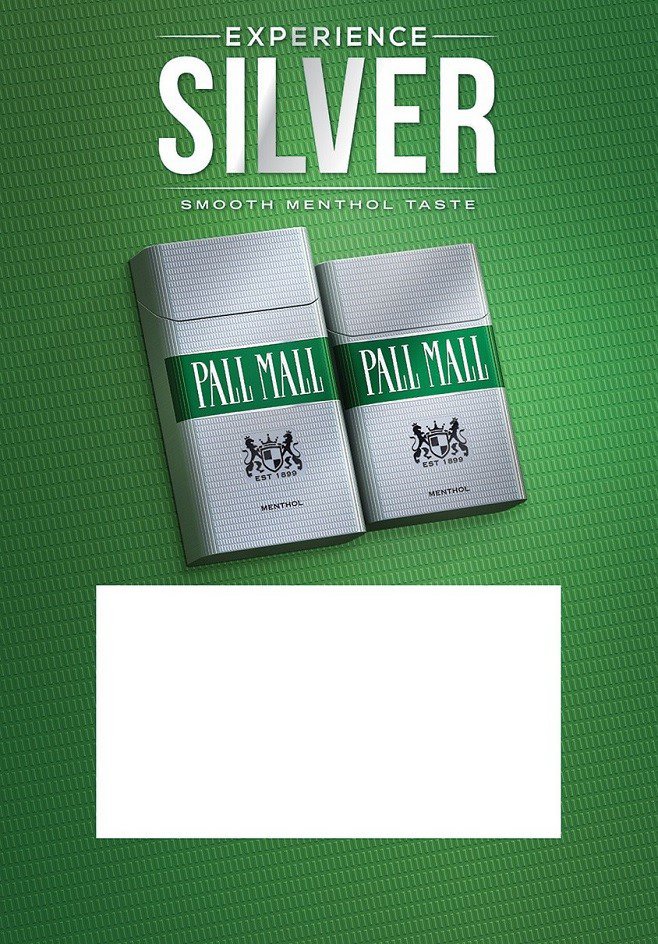  EXPERIENCE SILVER SMOOTH MENTHOL TASTE PALL MALL EST 1899 MENTHOL