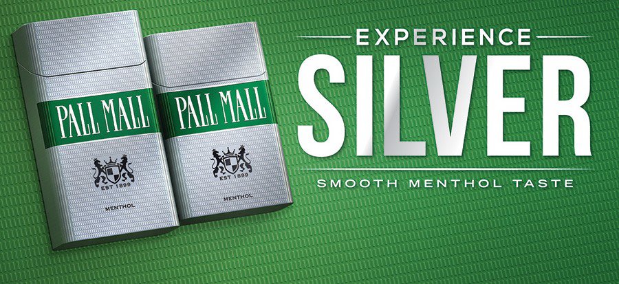  PALL MALL EST 1899 MENTHOL EXPERIENCE SILVER SMOOTH MENTHOL TASTE