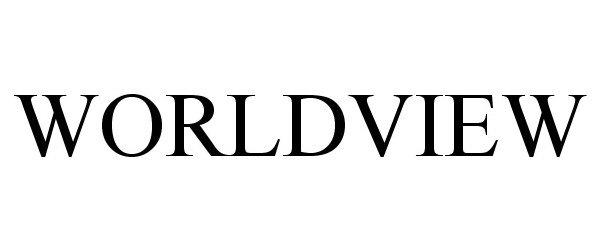 Trademark Logo WORLDVIEW