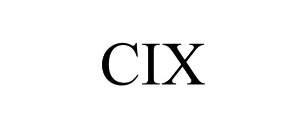 Trademark Logo CIX