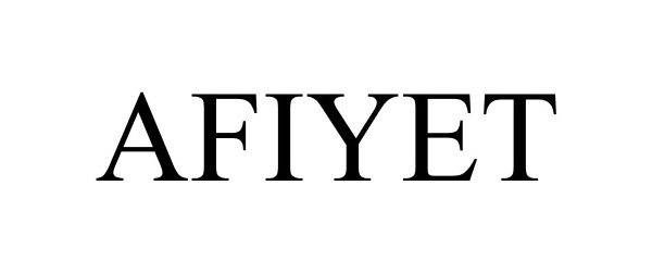 Trademark Logo AFIYET