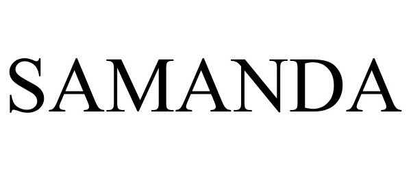 Trademark Logo SAMANDA