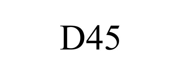 Trademark Logo D45