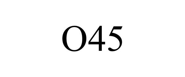 Trademark Logo O45
