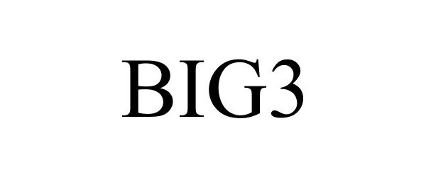 Trademark Logo BIG3