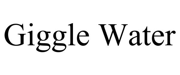 Trademark Logo GIGGLE WATER