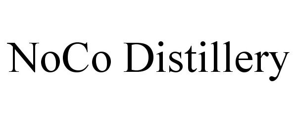 Trademark Logo NOCO DISTILLERY