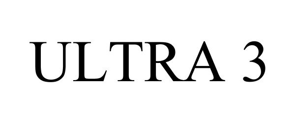 Trademark Logo ULTRA 3