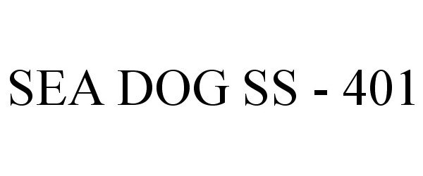 Trademark Logo SEA DOG SS - 401