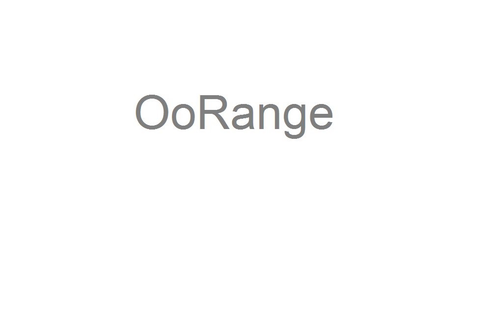 Trademark Logo OORANGE