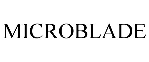 Trademark Logo MICROBLADE