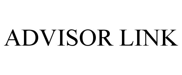 Trademark Logo ADVISOR LINK