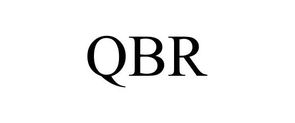 Trademark Logo QBR