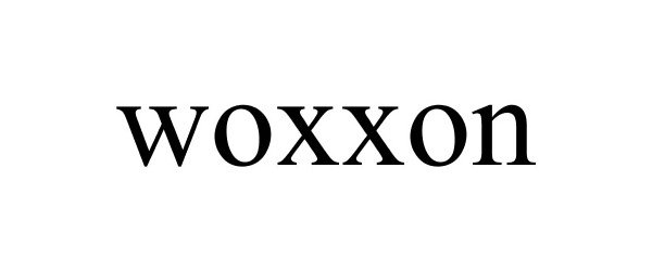 Trademark Logo WOXXON