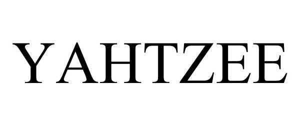 Trademark Logo YAHTZEE