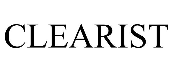 Trademark Logo CLEARIST