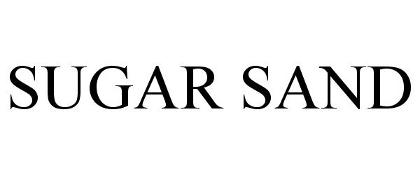 Trademark Logo SUGAR SAND