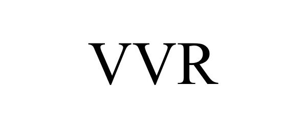 Trademark Logo VVR