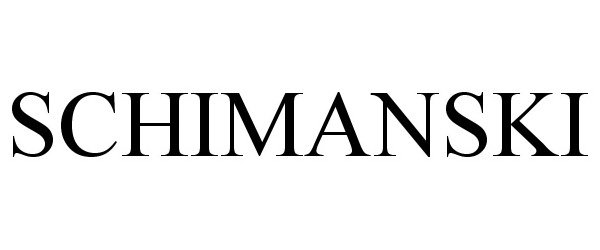 Trademark Logo SCHIMANSKI