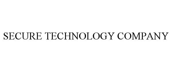 Trademark Logo SECURE TECHNOLOGY COMPANY
