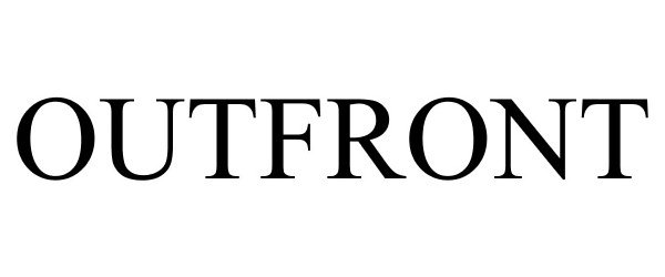 Trademark Logo OUTFRONT