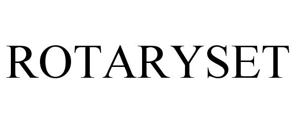Trademark Logo ROTARYSET
