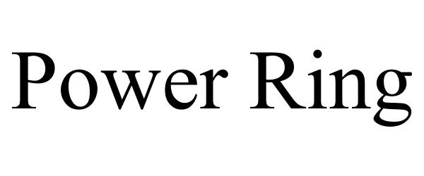 Trademark Logo POWER RING