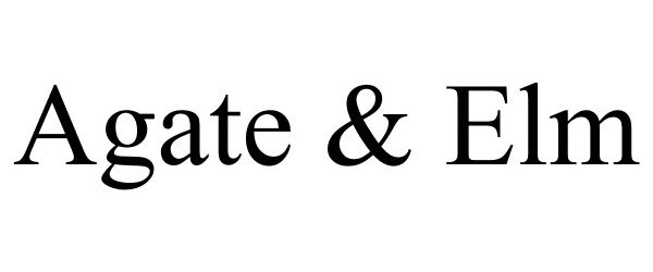 Trademark Logo AGATE & ELM