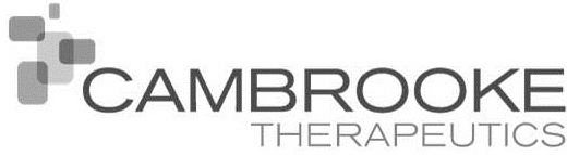  CAMBROOKE THERAPEUTICS