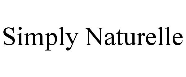  SIMPLY NATURELLE