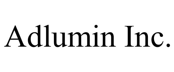 Trademark Logo ADLUMIN INC.