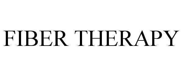 Trademark Logo FIBER THERAPY