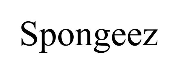 Trademark Logo SPONGEEZ