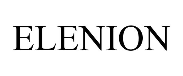 Trademark Logo ELENION