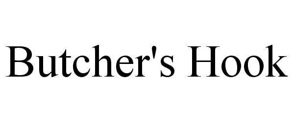Trademark Logo BUTCHER'S HOOK
