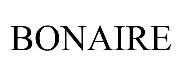 Trademark Logo BONAIRE