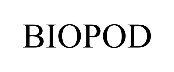 Trademark Logo BIOPOD