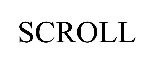 Trademark Logo SCROLL