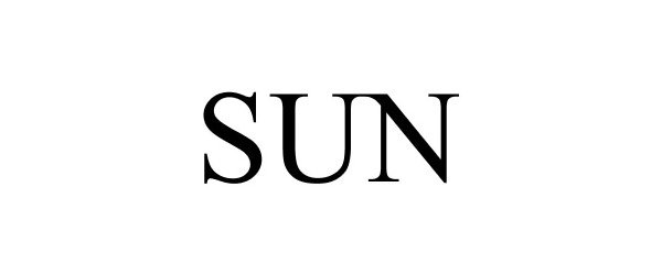 Trademark Logo SUN