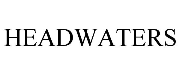 Trademark Logo HEADWATERS