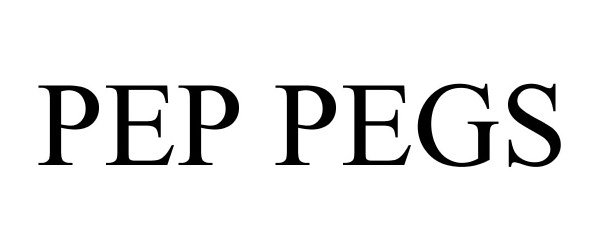 Trademark Logo PEP PEGS