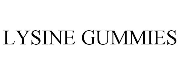 Trademark Logo LYSINE GUMMIES