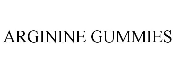 Trademark Logo ARGININE GUMMIES