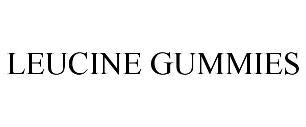 Trademark Logo LEUCINE GUMMIES