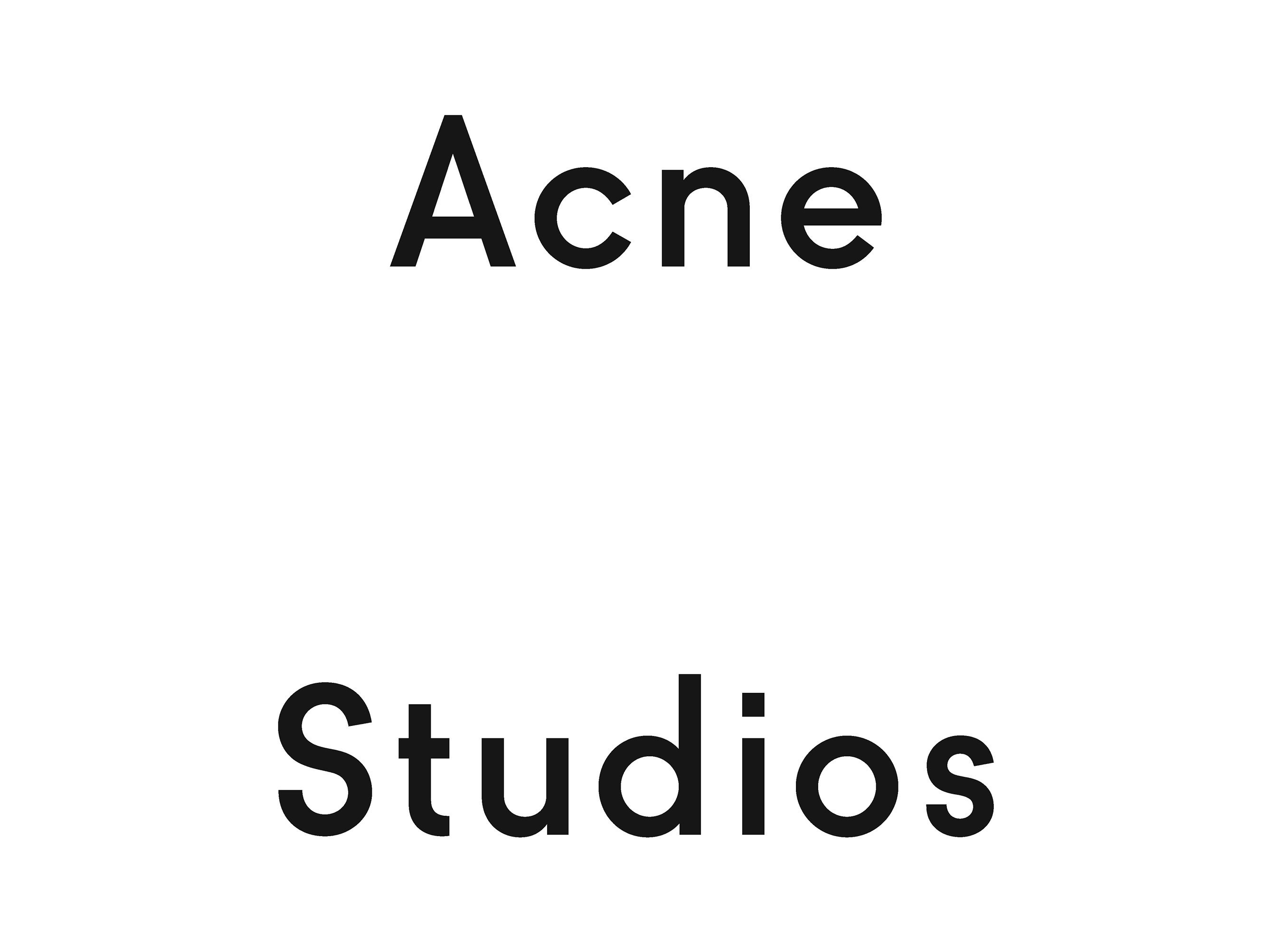 Trademark Logo ACNE STUDIOS