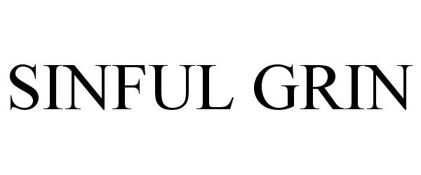 Trademark Logo SINFUL GRIN