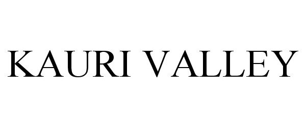 Trademark Logo KAURI VALLEY