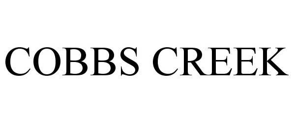 Trademark Logo COBBS CREEK